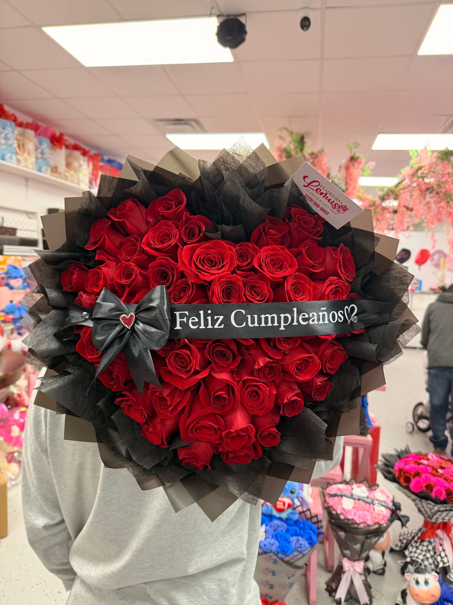 heart bouquet