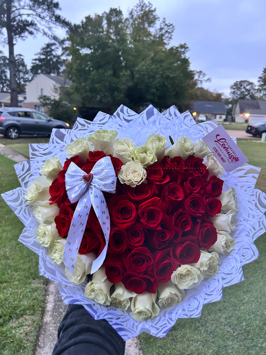 Heart-shaped bouquet